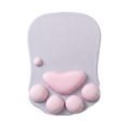 Anime silicone mouse pad cutout on white