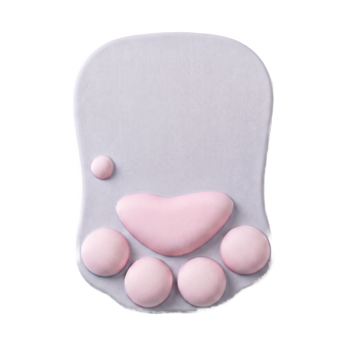 Anime silicone mouse pad cutout on white
